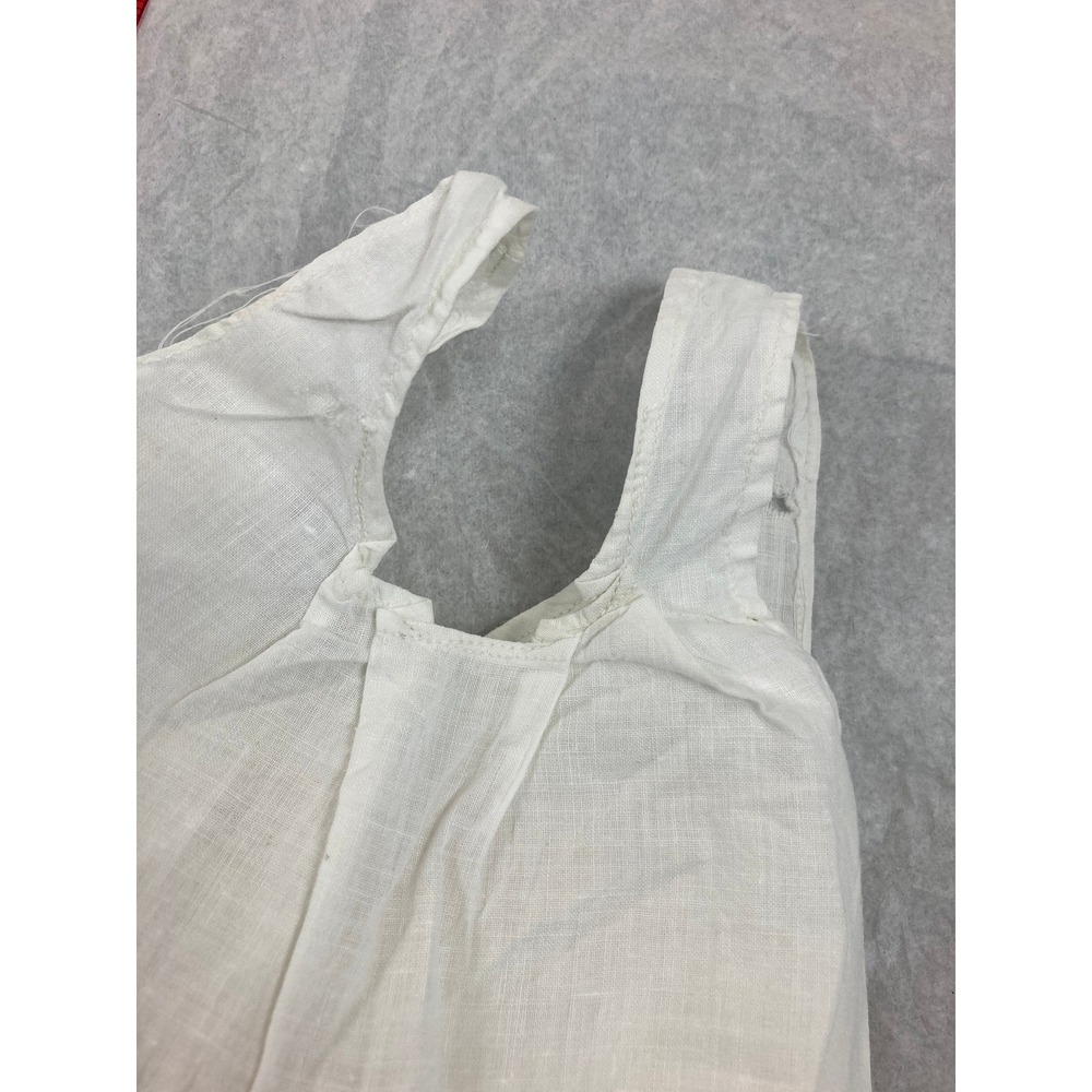 Vintage Handmade Doll Linen Nightgown or Shift (197)